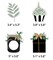 Carson Dellosa 62 pc Bundle of Farmhouse Decor, Calendar Monthly Headers, Cupcakes, Presents, Mason Jars, Plant and Eucalyptus Birthday Decorations for Party, Classroom, and Bulletin Board